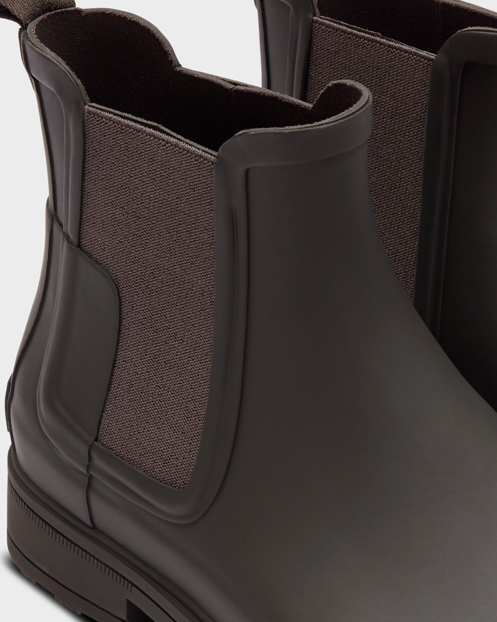 Botas Chelsea Hunter Homem Cinzentas Escuro - Refined Slim Fit - 92OQEFIMP